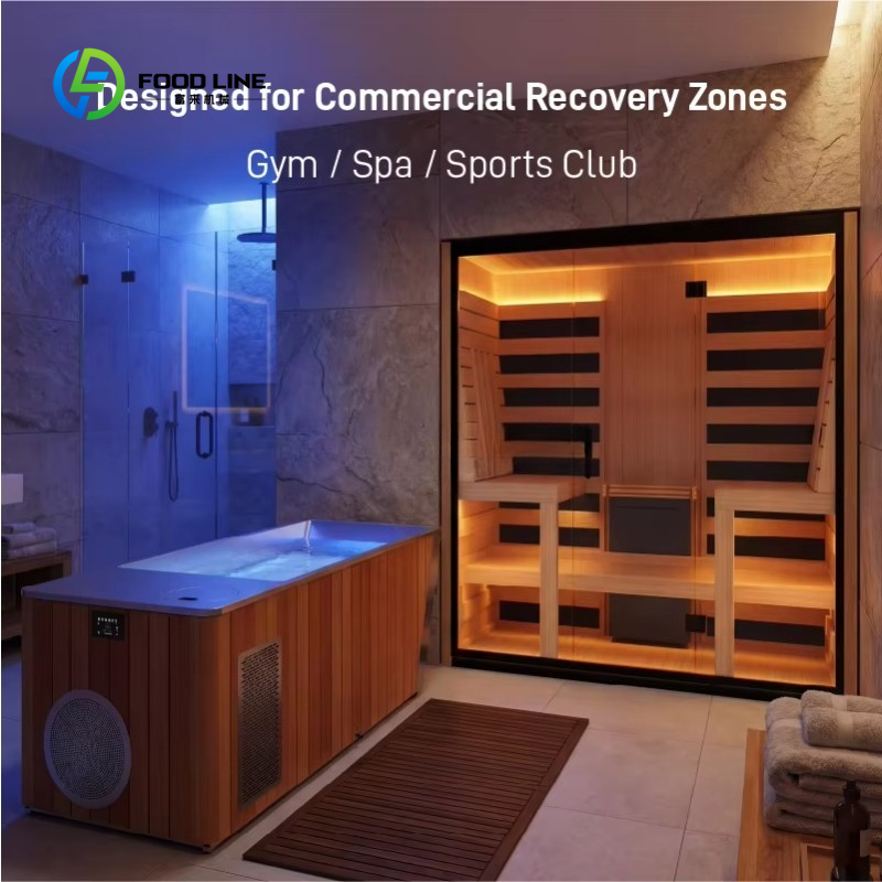 Spa Wellness Gym - Op maat gemaakt commercieel sauna-ijsbad contrasttherapie